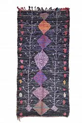 Alfombra Marroquí Bereber Boucherouite 285 x 135 cm