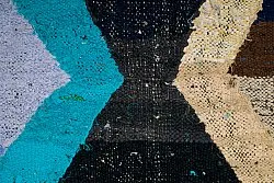 Alfombra Marroquí Bereber Boucherouite 155 x 250 cm