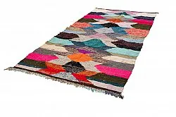 Alfombra Marroquí Bereber Boucherouite 145 x 295 cm