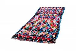 Alfombra Marroquí Bereber Boucherouite 225 x 105 cm