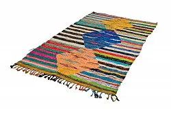 Alfombra Marroquí Bereber Boucherouite 135 x 230 cm