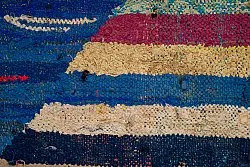 Alfombra Marroquí Bereber Boucherouite 135 x 230 cm