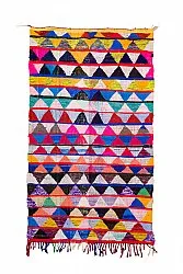 Alfombra Marroquí Bereber Boucherouite 145 x 240 cm