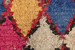 Alfombra Marroquí Bereber Boucherouite 210 x 95 cm