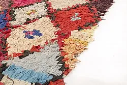 Alfombra Marroquí Bereber Boucherouite 210 x 95 cm