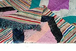 Alfombra Marroquí Bereber Boucherouite 140 x 255 cm