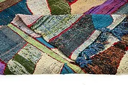 Alfombra Marroquí Bereber Boucherouite 140 x 250 cm