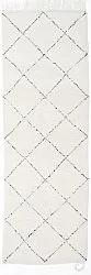 Alfombra Kilim Marroquí Bereber Beni Ourain 270 x 85 cm