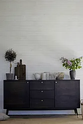 Mueble TV / Cómoda - Prime (nogal/latón)