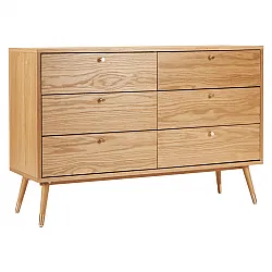Cómoda - Prime - 6 lådor (roble)