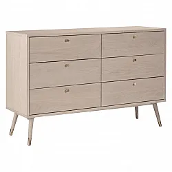 Cómoda - Prime - 6 lådor (roble blanco)