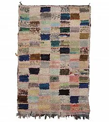 Alfombra Marroquí Bereber Boucherouite 170 x 115 cm
