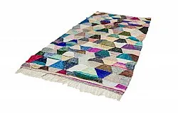 Alfombra Marroquí Bereber Boucherouite 150 x 305 cm