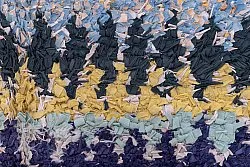 Alfombra Marroquí Bereber Boucherouite 230 x 125 cm
