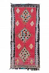 Alfombra Marroquí Bereber Boucherouite 325 x 145 cm
