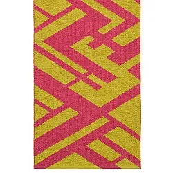 Alfombra de plástico - Horredsmattan Uma (rosa)