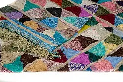Alfombra Marroquí Bereber Boucherouite 125 x 255 cm