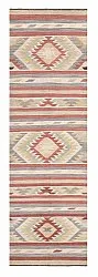 Alfombra Oriental - Hazara Kelim Hand Woven - 81 x 278 cm