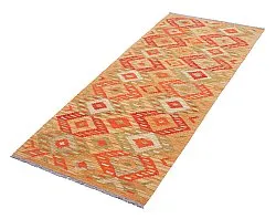 Alfombra Oriental - Vegi Kelim Hand Woven - 83 x 201 cm