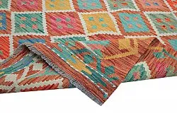 Alfombra Oriental - Vegi Kelim Hand Woven - 202 x 294 cm