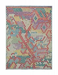 Alfombra Oriental - Vegi Kelim Hand Woven - 211 x 288 cm