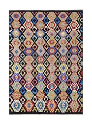 Alfombra Oriental - Vegi Kelim Hand Woven - 204 x 294 cm