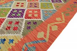Alfombra Oriental - Vegi Kelim Hand Woven - 79 x 298 cm