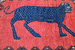 Alfombra Oriental - Tribal Hand Knotted - 152 x 222 cm