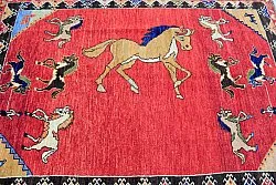 Alfombra Oriental - Tribal Hand Knotted - 144 x 220 cm