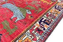 Alfombra Oriental - Tribal Hand Knotted - 148 x 199 cm
