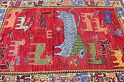 Alfombra Oriental - Tribal Hand Knotted - 153 x 213 cm