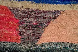 Alfombra Marroquí Bereber Boucherouite 135 x 270 cm