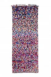 Alfombra Marroquí Bereber Boucherouite 370 x 145 cm