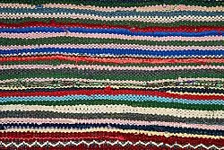 Alfombra Marroquí Bereber Boucherouite 150 x 340 cm