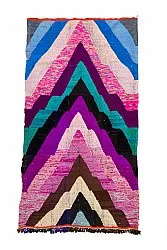 Alfombra Marroquí Bereber Boucherouite 140 x 250 cm