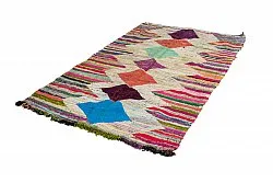 Alfombra Marroquí Bereber Boucherouite 140 x 255 cm