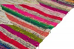Alfombra Marroquí Bereber Boucherouite 140 x 255 cm