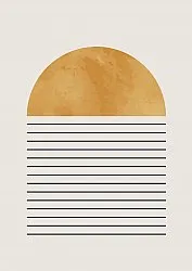 Alfombra Wilton - Quintin (beige/negro/naranja)