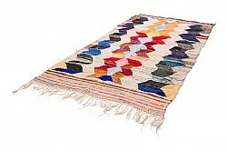 Alfombra Marroquí Bereber Boucherouite 155 x 325 cm