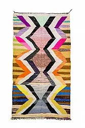 Alfombra Marroquí Bereber Boucherouite 155 x 275 cm