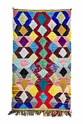 Alfombra Marroquí Bereber Boucherouite 150 x 255 cm