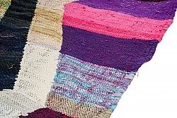Alfombra Marroquí Bereber Boucherouite 135 x 255 cm