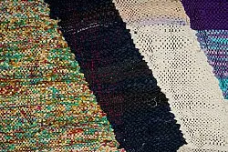 Alfombra Marroquí Bereber Boucherouite 135 x 255 cm
