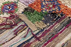 Alfombra Marroquí Bereber Boucherouite 260 x 135 cm