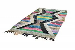 Alfombra Marroquí Bereber Boucherouite 130 x 220 cm