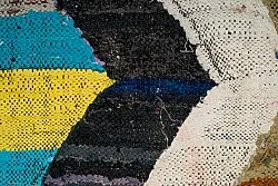 Alfombra Marroquí Bereber Boucherouite 130 x 220 cm