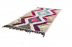 Alfombra Marroquí Bereber Boucherouite 130 x 240 cm