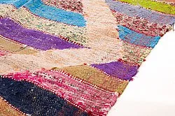 Alfombra Marroquí Bereber Boucherouite 125 x 265 cm