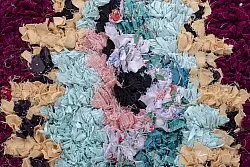 Alfombra Marroquí Bereber Boucherouite 245 x 135 cm