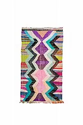 Alfombra Marroquí Bereber Boucherouite 130 x 235 cm